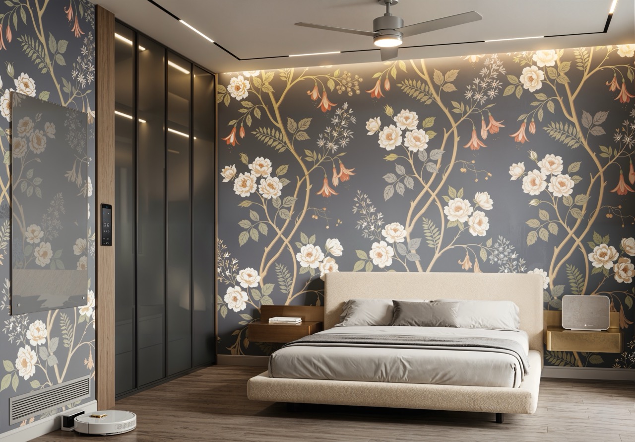 Flora Pattern — Blue